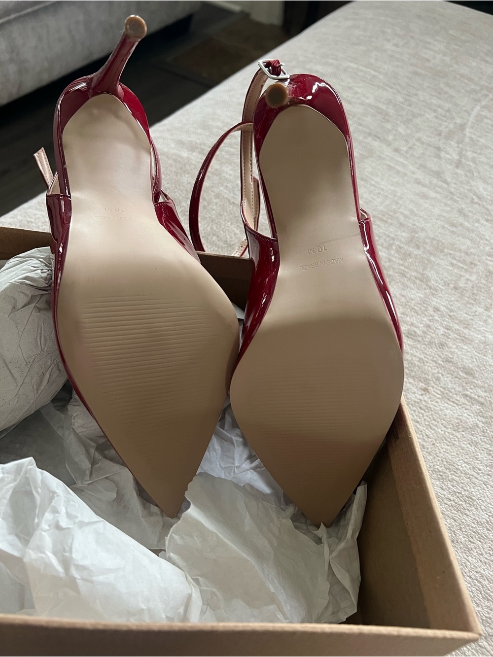 Steve Madden ZAYLA Red Patent - Size 10 - Picture 4 of 7